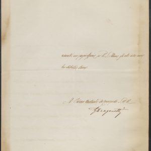 Carteggio con la Casa Reale