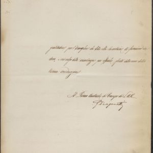 Carteggio con la Casa Reale